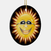 笑顔の太陽 セラミックオーナメント (右)