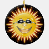 笑顔の太陽 セラミックオーナメント (裏面)