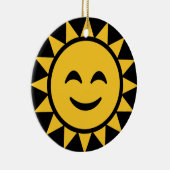 笑顔の太陽 セラミックオーナメント (右)