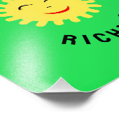 笑顔の太陽 フォトプリント            (角)