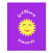 笑顔の太陽 フォトプリント            (正面)