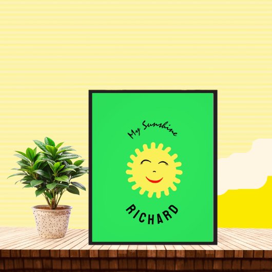 笑顔の太陽 フォトプリント           