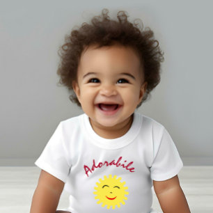 笑顔の太陽 ベビーTシャツ