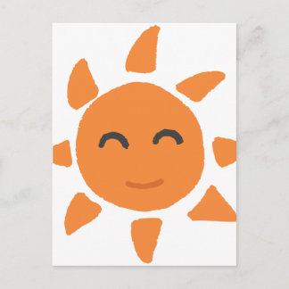笑顔の太陽 ポストカード