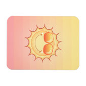 笑顔の太陽 マグネット (横)