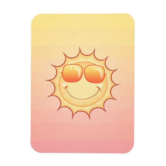 笑顔の太陽 マグネット (縦)