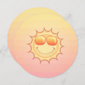 笑顔の太陽 招待状 (正面/裏面)