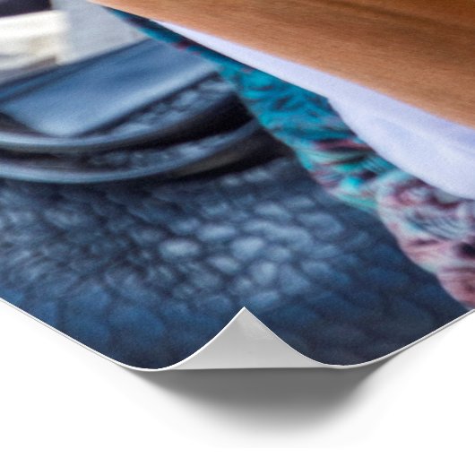 笑顔の女性 ポスター (角)