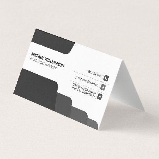 笑顔の女性 |企業の | | QRコード名刺 名刺 (裏面)