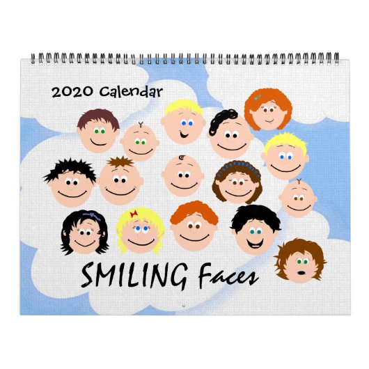 笑顔の子ども顔が自分の個性を発揮 カレンダー (カバー)