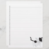 笑顔の子猫並みペットレターヘッド (正面/裏面)