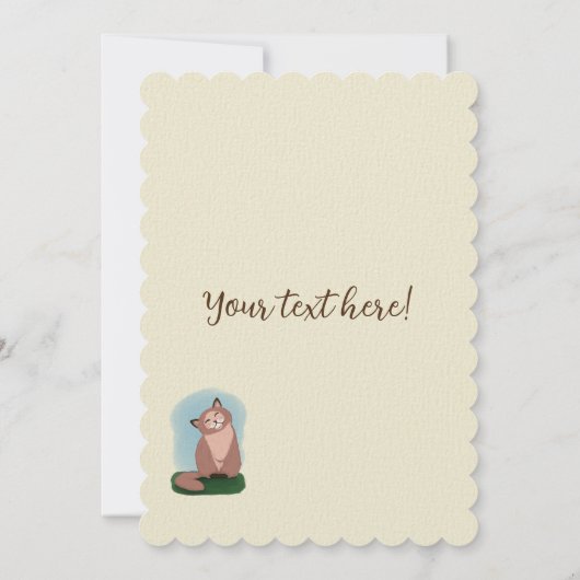 笑顔の子猫私を幸せにしてくれてありがとう (裏面)