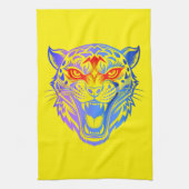 笑顔の子猫 キッチンタオル (縦)