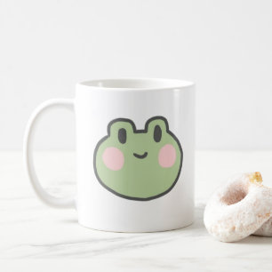 笑顔の小さなカエル コーヒーマグカップ