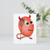 笑顔の小さな悪魔の卵 ポストカード (スタンド正面)