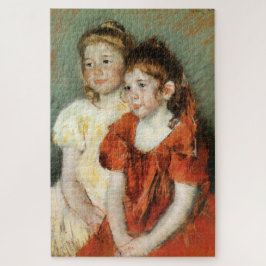 笑顔の少女2人(Mary Cassatt) ジグソーパズル