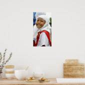 笑顔の少女 ポスター (キッチン)