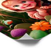 笑顔の少年3D ポスター (角)