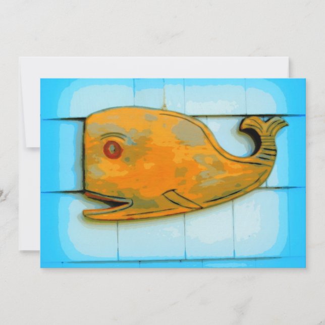 笑顔の幸せなクジラ (正面)