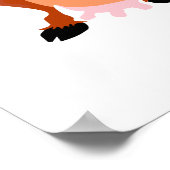 笑顔の幸せ牛 ポスター (角)