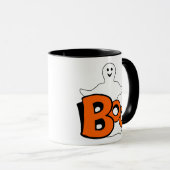 笑顔の幽霊ブー マグカップ (正面右)