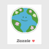 笑顔の惑星地球 シール (シート)