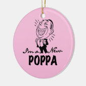 笑顔の新しいポッパTシャツとギフト セラミックオーナメント (左)