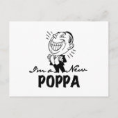 笑顔の新しいポッパTシャツとギフト ポストカード (正面)