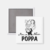 笑顔の新しいポッパTシャツとギフト マグネット (正面/裏面)