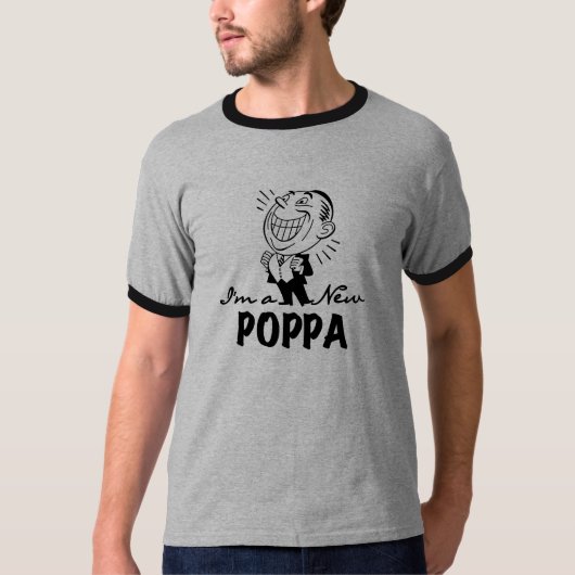 笑顔の新しいポッパTシャツとギフト Tシャツ (正面)