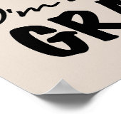 笑顔の新しい文法的Tシャツとギフト ポスター (角)