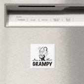 笑顔の新しい文法的Tシャツとギフト マグネット (インサイチュ (食洗機))