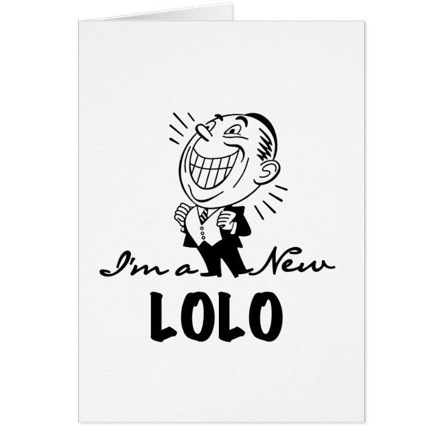 笑顔の新しいLolo Tシャツとギフト (正面)