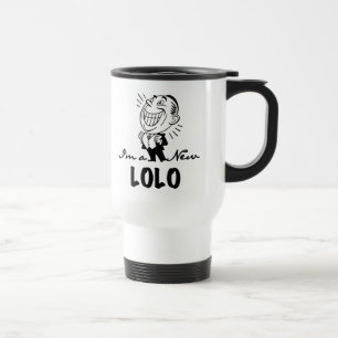 笑顔の新しいLolo Tシャツとギフト トラベルマグ