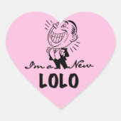 笑顔の新しいLolo Tシャツとギフト ハートシール (正面)