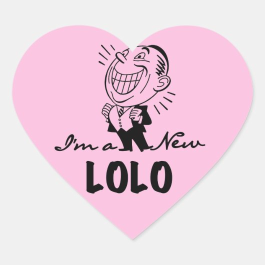 笑顔の新しいLolo Tシャツとギフト ハートシール (正面)