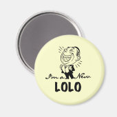 笑顔の新しいLolo Tシャツとギフト マグネット (正面/裏面)
