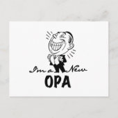 笑顔の新しいOpa Tシャツとギフト ポストカード (正面)