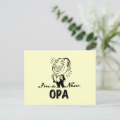 笑顔の新しいOpa Tシャツとギフト ポストカード (スタンド正面)