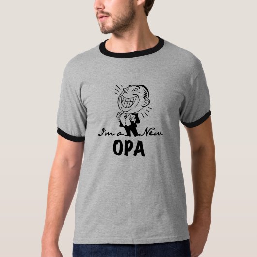 笑顔の新しいOpa Tシャツとギフト Tシャツ (正面)