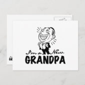 笑顔の新しいTシャツとギフト ポストカード (正面/裏面)