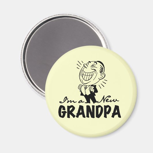 笑顔の新しいTシャツとギフト マグネット (正面/裏面)