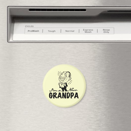 笑顔の新しいTシャツとギフト マグネット (インサイチュ (食洗機))