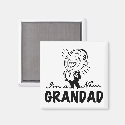 笑顔の新しいTシャツとギフト マグネット (正面/裏面)