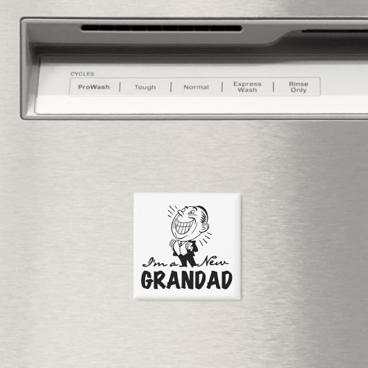 笑顔の新しいTシャツとギフト マグネット (インサイチュ (食洗機))