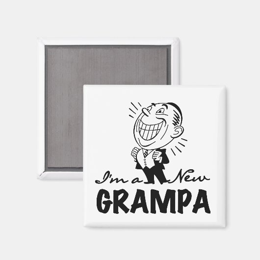 笑顔の新しいTシャツとギフト マグネット (正面/裏面)