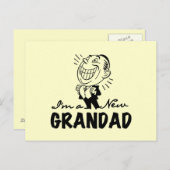 笑顔の新じいちゃんTシャツ＆ギフト ポストカード (正面/裏面)