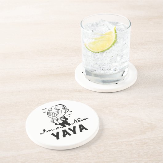 笑顔の新Tシャツとギフト コースター (側面)