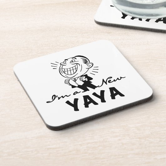 笑顔の新Tシャツとギフト コースター (左側)