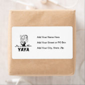 笑顔の新Tシャツとギフト ラベル (インサイチュ)